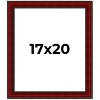 PosterPalooza | Weathered Red Picture Frame - UV Acrylic, Foam Board Backing, Hanging Hardware - 2 of 4