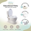 Dolu Nuve Educational XL Potty, Flip-Top Lid for Children 18 Months & Up, Beige - 2 of 4