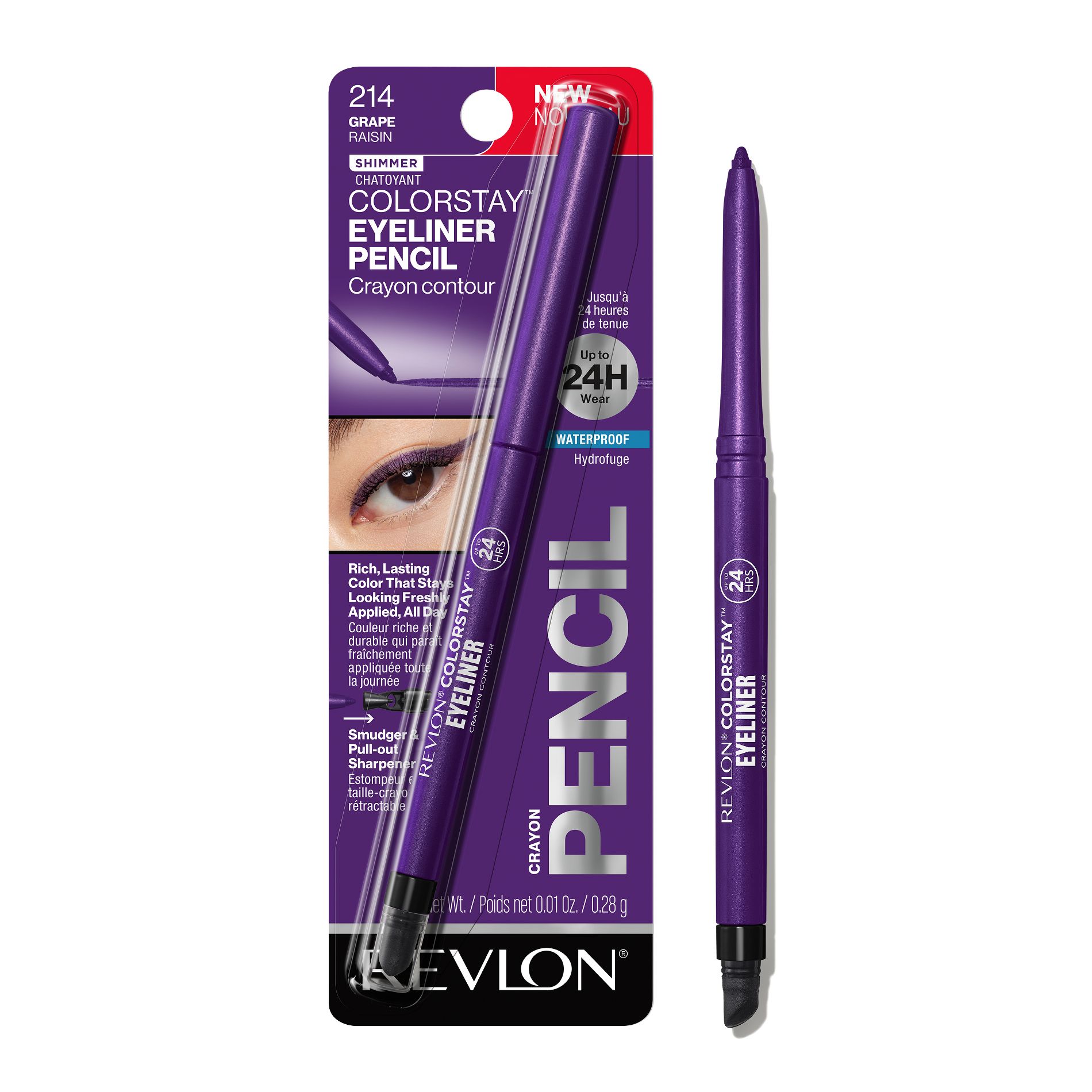 Revlon ColorStay Waterproof Eyeliner - 214 Grape - 0.01oz