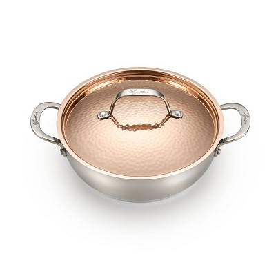  Lagostina Copper Elegance  4qt Everyday Pan with Lid 