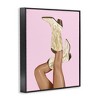 Stupell Industries Pink Country Cowgirl Boots Framed Giclee Art - 2 of 4