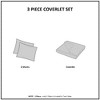 Sapphtopaz 3-Piece Reversible Scalloped Edge Quilt Set & Shams, Cottage/Country Style Queen Sheet Set (1 Quilt, 2 Pillow Shams) - 2 of 4