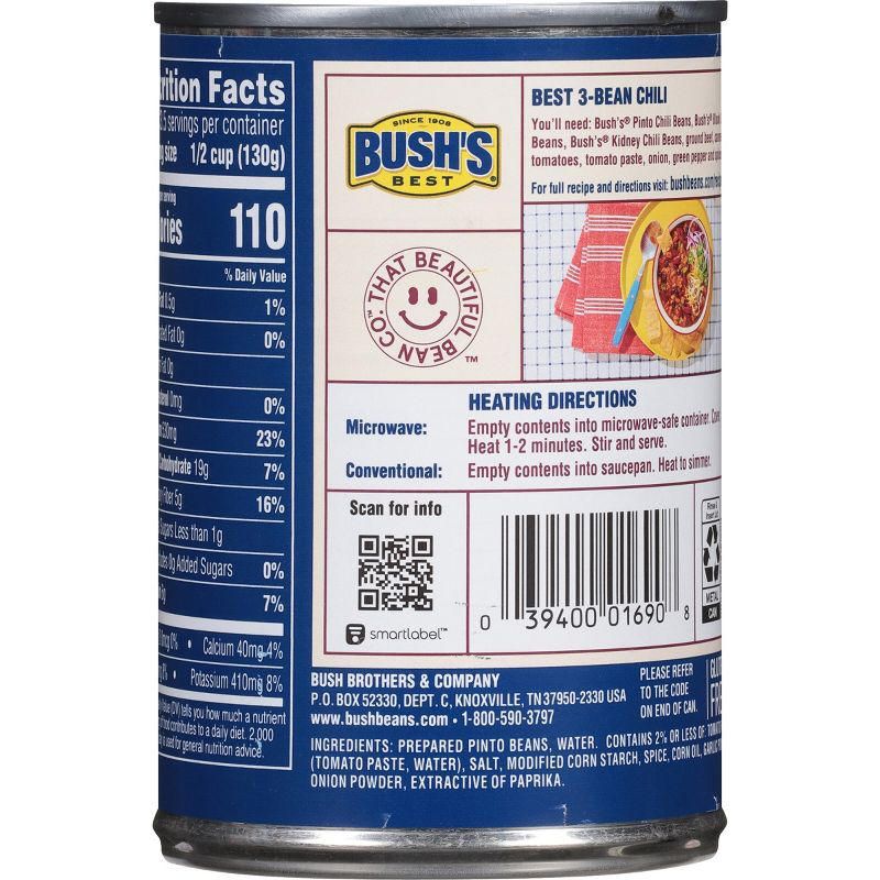 Bush&#39;s Pinto Beans in Mild Chili Sauce - 16oz, 6 of 8