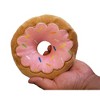 American Pet Supplies Donut Plush Dog Toy – Ideal for Fetching, Tug-of-War, Gentle Chewing – Strawberry - 2 of 4