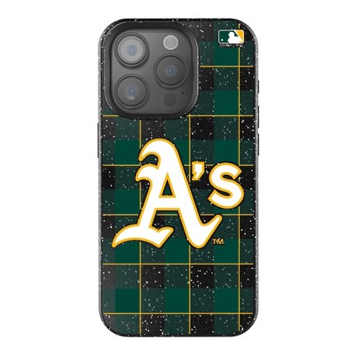 Keyscaper MLB Plaid Bling Cell Phone Case for iPhone 15 Pro Max