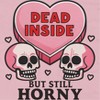 Rerun Island Women Dead Inside But Still Horny Love Short Sleeve Graphic Cotton T-Shirt - 2 of 4