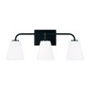 Capital Lighting Brody 3 - Light Vanity in  Matte Black - 2 of 4