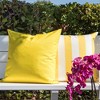 Tramull Rainforest Solid Pillow Cover 20x20 Inch, Indoor/Outdoor Water Resistant Decorative Pillow, Solarium Polyester - 3 of 4