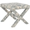 Palmer Ottoman With Silver Nailhead - MCR4589 - Safavieh - 3 of 4