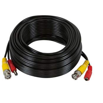 Monoprice Video Cable - 50 Feet - CCTV Siamese Cable, 22 AWG shielded RG-59