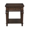 23" Traditional End Table with Storage Drawer and Open Shelf, Functional Accent Piece for Living Room or Bedroom D¨¦cor - 2 of 4