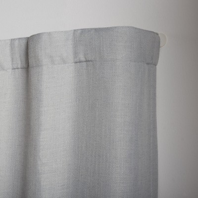 Matte Silver Adjustable Double Curtain Rod, 52"-72"