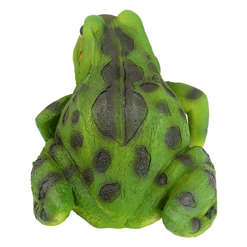 Design Toscano Ribbit the Frog, Garden Toad Statues: Set of Two, 3 of 8
