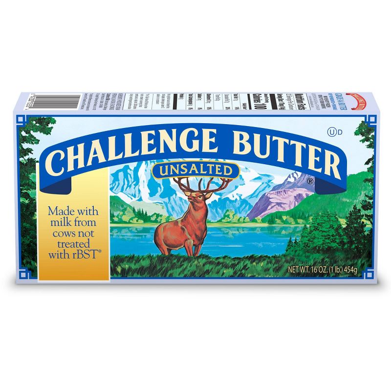 Challenge Unsalted Butter - 1lb, 1 of 8