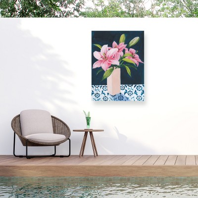 Grace Popp  Honeys Lilies I Outdoor Canvas Art