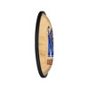 College Basketball Hardwood Design Oval Slimline Lighted Wall Sign - 3 of 4