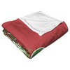 Disney Star Wars The Mandalorian Grogu Wreath Silk Touch Throw Blanket 50x60 Inches - 3 of 4