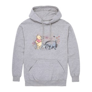 Men's - Winnie the Pooh - Winnie And Eeyore Field Graphic Fleece Pullover Hoodie - 1 of 4