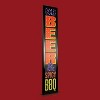 30.9" x 5.9" Cold Beer and Spicy BBQ Framed LED Sign Black/Red - American Art Decor - 4 of 4