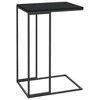 vidaXL Side Table Black 15.7 in.x11.8 in.x23.2 in. Engineered Wood - 2 of 4