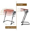 Adjustable Folding TV Tray With Cup Holder 20.87"W x 14.76"D x 27.76"H - 3 of 4