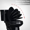 Toilet Seat, Soft Close Lid, Slow Close Noiseless Design, American Standard Compatible - 2 of 4