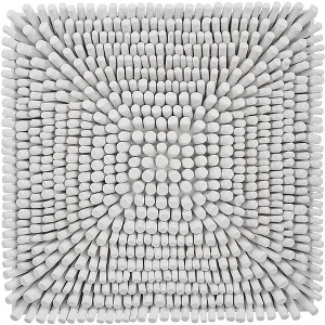 Uttermost Portside 24" Square Matte White Wood Wall Art - 1 of 1