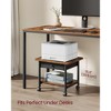 VASAGLE Printer Stand, Under Desk Printer Stand Bottom Shelf with Wheels - 3 of 4