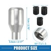 Unique Bargains 5 Speed Universal Car Gear Shift Knob Stick Shifter Handle Silver Tone - 4 of 4
