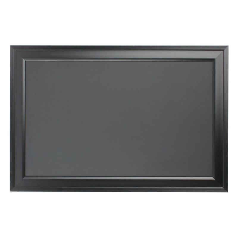 18.5&#34; x 27.5&#34; Bosc Framed Magnetic Chalkboard Black - DesignOvation, 3 of 9