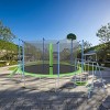 VYNXARIA 14FT Double Color Trampoline with Slide, Swings, and Basketball Features - Ultimate Backyard Fun - 4 of 4