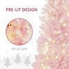 Racxily  Christmas Tree - Hassle-Free Prelit Artificial Tree, Warm White LEDs, Flame-Retardant, Easy Fluffing,  Tree for Home Ambience - 3 of 4
