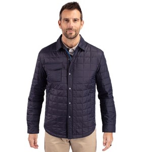 Cutter & Buck Rainier PrimaLoft® Mens Eco Insulated Quilted Shirt Jacket - 1 of 2