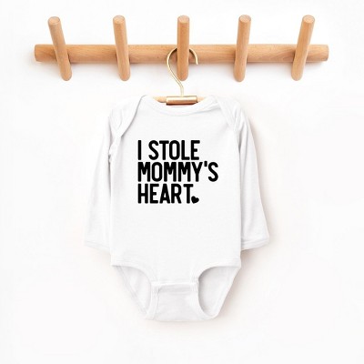 The Juniper Shop I Stole Mommy's Heart Baby Long Sleeve Bodysuit