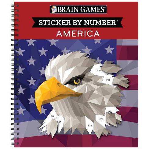 Brain Games - Sticker by Number: Stress Free (28 Images to Sticker) [Book]