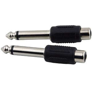 PIGHOG RCA(F)-1/4"(M) MONO ADAPTER, 2PK PARF14M - 1 of 1