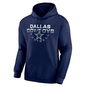 NFL Dallas Cowboys Men's Long Sleeve Core Big & Tall Fleece Hooded Sweatshirt - 1 of 3