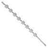 Black Bow Jewelry Stainless Steel Auburn Tigers NCAA charm Bracelet 8 Inch - 3 of 4