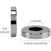 Cornucopia Brands Pool Ladder Escutcheon Plates, 4pk; Stainless Steel for Swimming Pool or Spa Handrail - 3 of 4