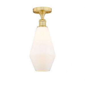 Cindyrella - 1 Light Semi-Flush Mount In Nautiical Style-14.75 Inches Tall and 7 Inches Wide - 1 of 1