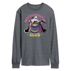 Men's - Disney Villains - Valentine's Day Long Sleeve Graphic T-Shirt - 1 of 3