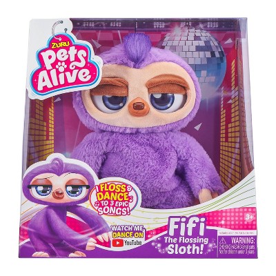 purple sloth stuffed animal