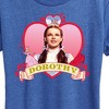 Women's - Wizard of Oz - Dorothy Heart Short Sleeve Graphic T-Shirt - 2 of 4