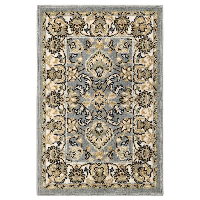 Traditional Floral Scroll Indoor Runner or Area Rug by Blue Nile Mills, 1 of 8