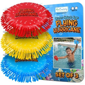 ArtCreativity Colored Soft Water Frisbees Sports Discs (Pack of 3) - 1 of 4