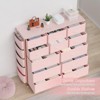GustoWave 39" Dresser Wide for Bedroom,37.4" Tall Storage Dresser  with 12 Drawers,Storage Boxes - 4 of 4