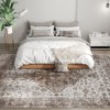HOMCOM Area Rug, Vintage Machine Washable Rug, Non-Slip Floor Carpet for Living Room, Bedroom, Dining Room, Home Office - 2 of 4