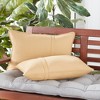 Kensington Garden 2pk 21"x41" Sunbrella Rectangular Outdoor Lumbar Pillows - 2 of 4