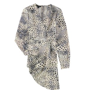 Alfani Womens Animal Print Pullover Blouse - 1 of 2