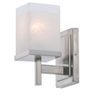 Maxim Lighting Tetra 1 - Light Vanity in  Satin Nickel